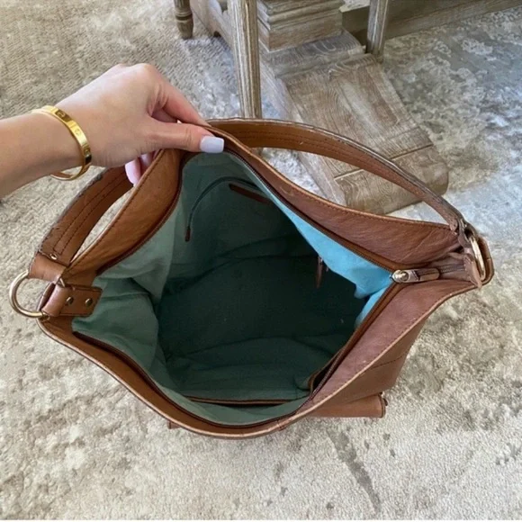 Banana Republic Tan Leather Handbag - Picture 5 of 10